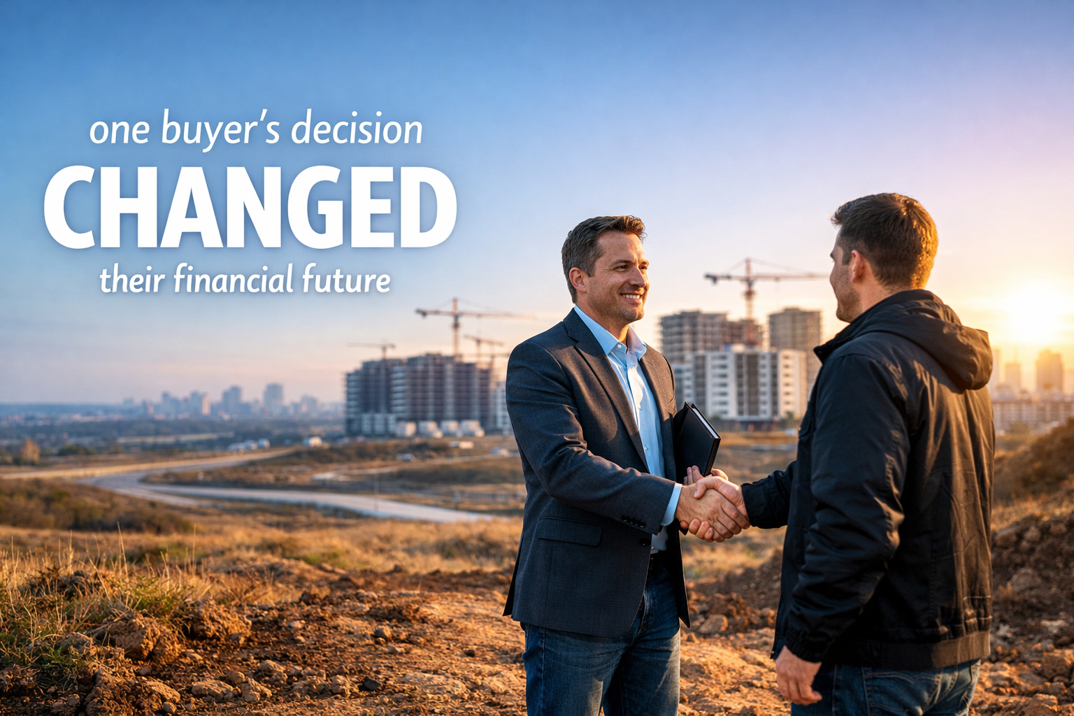 Discover how one buyer's decision to invest in land changed their financial future forever.
